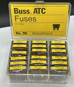 Buss ATC Fuses No. 90 Assortment 18 - 5 in boxes - Picture 1 of 10