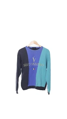Sudadera Silvio Valentino Vintage Logo Bordado Cuello Redondo Foto 1 de 4