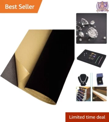 Self Adhesive Felt Fabric Velvet 17.7" x 78.7" Waterproof Craft Drawer Liner - Image 1 of 4