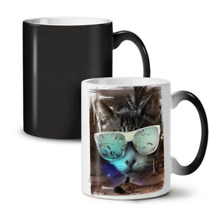 Cool Cat NEW Colour Changing Tea Coffee Mug 11 oz | Wellcoda