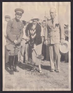 1932 "Breaking Ground for New Santa Anita Race Track", Important Photo
