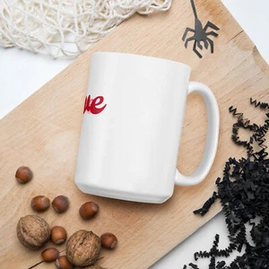White glossy mug - Picture 1 of 3