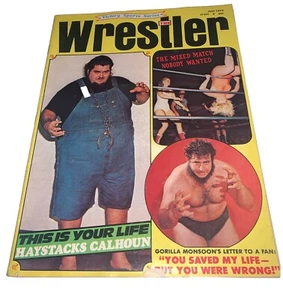 THE WRESTLER - JULI 1972 / HAYSTACKS CALHOUN / GORILLA MOONSOON / IVAN KOLOFF, V - Bild 1 von 17