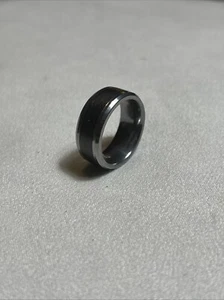 Triton Tungsten carbide Tc. 850 Ceramic Ring Band Size 8.5 - Picture 1 of 4