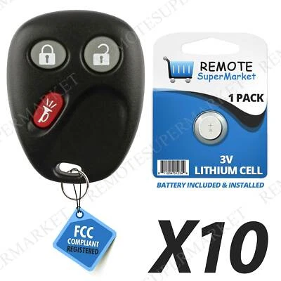 Lot 10 For Wholesale Bulk Remote Fob Buick Rainier Chevy Trailblazer GMC Envoy - Image 1 of 4