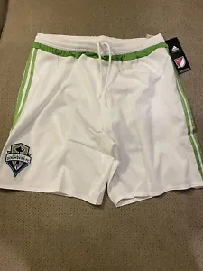 Seattle Sounders FC adidas adizero Athletic Shorts Men's White New Large $65 - Picture 1 of 1