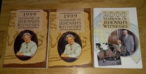 3 Books 1999 & 2000 Yearbook of Jehovah's Witnesses Book Exc Condition - Imagen 1 de 2