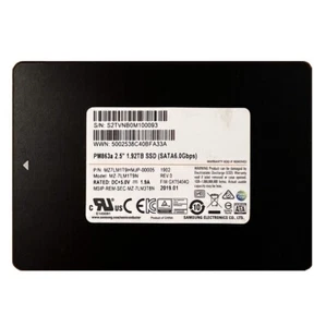 Samsung PM863A 1.92TB MZ7LM1T9HMJP-00005 2.5" SATA III 6Gb/s MZ-7LM1T9N SSD - Afbeelding 1 van 2