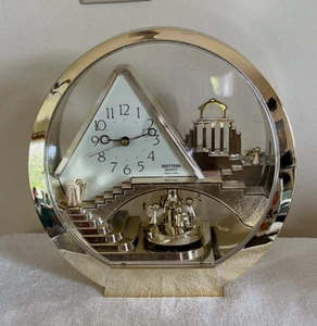 Vintage Rhythm "Stairway To Heaven" Quartz Clock FULLY WORKING Automated Angels - Picture 1 of 16