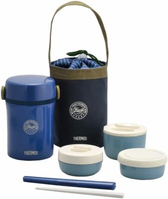 Thermos Stainless Steel Lunch Jar Navy JBC-801 - Image 1 of 3