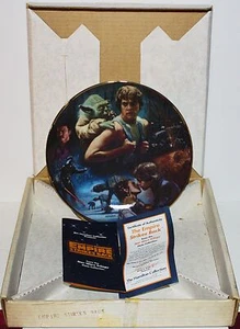 Star Wars The Empire Strikes Back Trilogy Collection China Plate 1992 COA BOXED - Bild 1 von 1