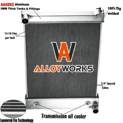 Aluminum Radiator Fit 2004-2008 2002 Freightliner M2 106 FS65 Sterling Acterra Q Foto 1 de 4
