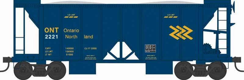 Bowser HO 70-Ton 2-Bay Ballast Car, ONT #2224 - BOW43120 - Imagem 1 de 1