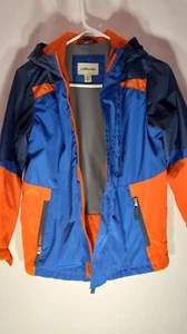 Land’s End Boys Sz 8  Hooded Jacket Coat. Few small spots,can be removed  - Picture 1 of 3