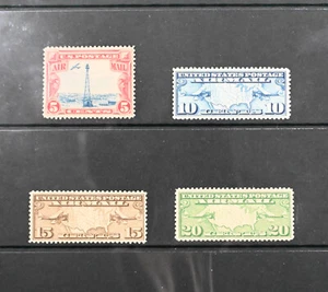 USA Scott # C7 C8 C9, C11 VF OG NH MNH BOB US Air Mail Stamps Cat $31 - Picture 1 of 2