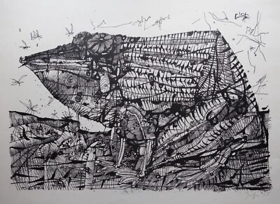 HORST JANSSEN. Kröte Gustaf. Signiert. 1958. - Bild 1 von 3