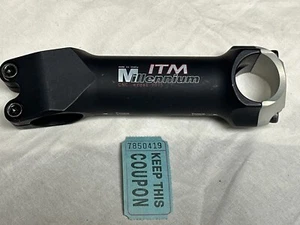 ITM Millenium Black 1-1/8" Threadless x 110mm x 26mm x 10 deg Stem - Picture 1 of 3