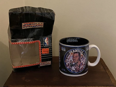SHAQUILLE O'NEILL 1991-92 SPORTS IMPRESSIONS NBA SUPERSTAR COLLECTORS MUG Cover