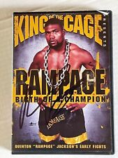 MMA Birth of a Champion DVD Quinton Rampage Jackson Autographed Signed Auto 