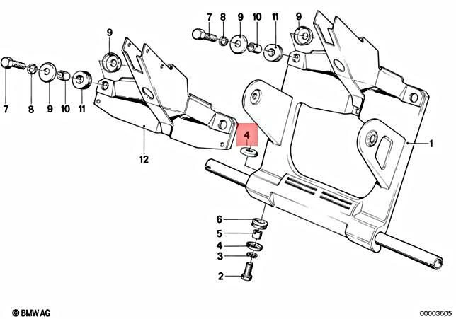Tapa Panel Original BMW R80 ST R65 LS 31421236244 Foto 1 de 1