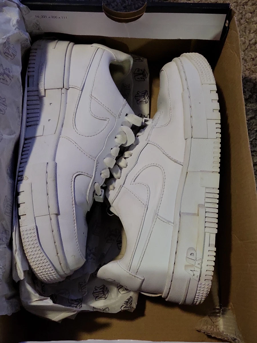 Nike Air Force 1 Pixel White W for sale - eBay