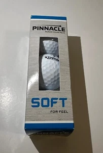 Palline da golf Pinnacle confezione da tre bianche morbide per sentire 3 palline raggiungono il tuo picco nuove - Foto 1 di 7