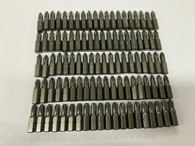 100 pcs Dewalt DW2004BL Drywall Insert Bit Tips #2R, 1" - Image 1 of 4