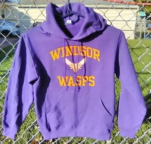 Purple Hoodie,NEW,FREE PICKUP,Adult SM/Child LG,WindsorWasps;2 Pockets,NeverWorn - Picture 1 of 11