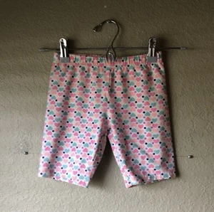 Carter’s Shorts Girls Elastic Waist Hearts Patterned Casual Activewear Size 7 - Picture 1 of 9