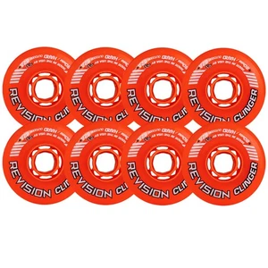 Revision Roller Hockey Wheels Outdoor Clinger 82A - 8-Pack - Choose Size - Picture 1 of 9