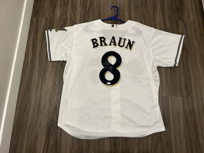 Ryan Braun Signed Jersey Milwaukee Brewers Majestic Auto Authentic JSA Authentic - Image 1 of 4
