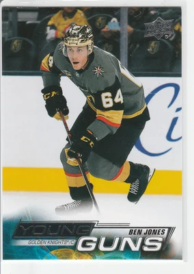 Ben Jones 2022-23 Upper Deck Series 2 Young Guns #467 Vegas Golden Knights - Image 1 of 2