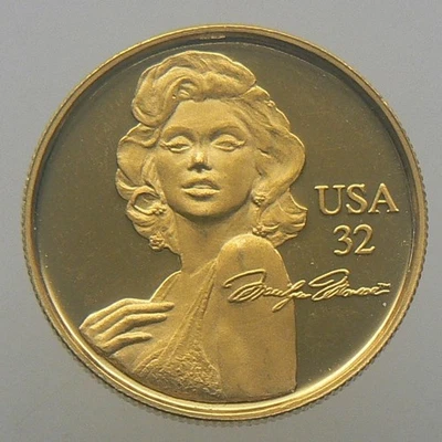 Ouro 1/2 oz Marilyn Monroe 1995 Perth Estado perfeito Austrália 0,9999 fino ESCASSO - Imagem 1 de 2