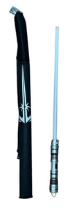Star Wars Galaxy’s Edge Savi’s Workshop Peace & Justice Blue Lightsaber W/Bag - Bild 1 von 16