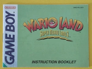 Nintendo Gameboy Manual Wario Land Super Mario Land 3 - Picture 1 of 1