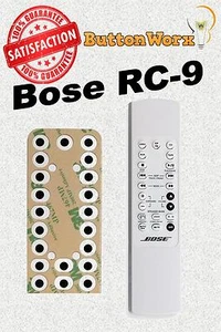 Bose RC-9 RC-9A Remote **BUTTON REPAIR KIT** for Lifestyle 3,5,8,12-Music Center - Picture 1 of 4