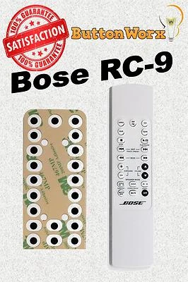 Telecomando Bose RC-9 RC-9A **KIT RIPARAZIONE PULSANTI** per Lifestyle 3,5,8,12-Music Center - Immagine 1 di 4