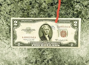 1953 2 Dollar Schein Serie B - Bild 1 von 2