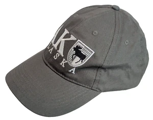 AKU Alaska Embroidered Baseball Hat Cap Hook & Loop VG+ Canvas Vented Army Green - Picture 1 of 7