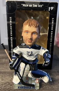 Nikolai Khabibulin Tampa Bay Lightning Forever FOCO "Men of the Ice" Bobblehead - Picture 1 of 4