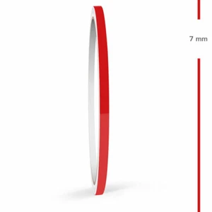 Zierstreifen 7mm 10 Meter Rot Glänzend RAL 3002 Glanz Auto Boot Motorrad WoMo - Bild 1 von 5