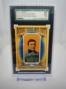 2011 Topps Before There was Topps BTT1 Honus Wagner SGC 10  MINT HOF