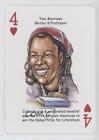 2019 Talie bohaterów Black America 2 karty do gry Toni Morrison #4H 6d7