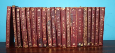 1896-1904 The Temple Shakespeare 20-Volume Lot J.M. Dent Cambridge Edition Text Foto 1 de 4