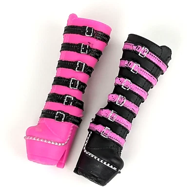 LOL Surprise OMG - Metal Chick - Super Sonix ReMix - Pair Boots Heels Shoes Only - Image 1 of 2