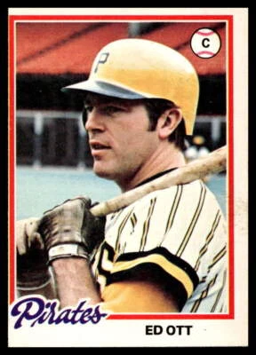 1978 O-Pee-Chee #161 Ed Ott Pittsburgh Pirates NR-MINT OPC SET BREAK! - Image 1 of 2