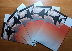 F-16 Fighters of Evil WAR in Ukraine 2023 cover Aviation 5 clean FDCs envelope - Picture 1 of 8
