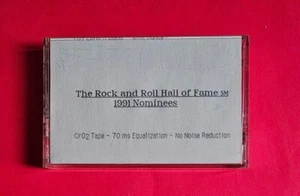 RARE 1991 ROCK & ROLL HALL OF FAME PROMO CASSETTE ORIGINAL MASTER - Picture 1 of 3