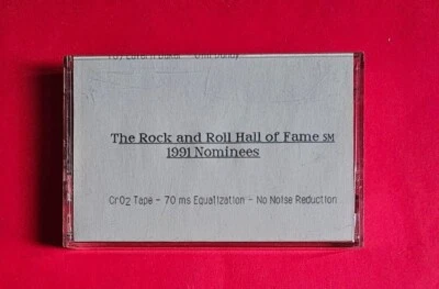 RARE 1991 ROCK & ROLL HALL OF FAME PROMO CASSETTE ORIGINAL MASTER - Image 1 of 3