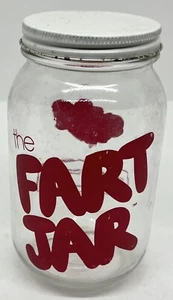 Vintage 1981 The Fart Jar Mason Jar With Lid Funny Joke Weird Alright Co - Picture 1 of 3